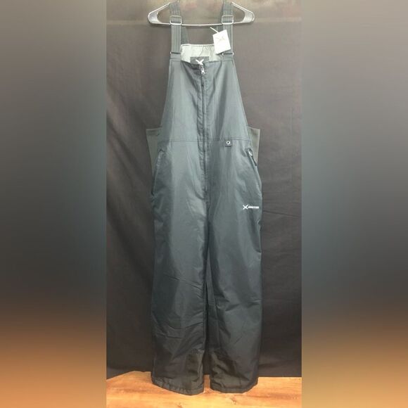 Arctix Men's OS Black Snow Bib Adjustable Straps Overalls - Picture 1 of 3